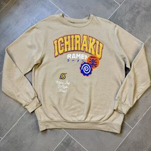 Naruto Shippuden Ichiraku Ramen Crewneck Sweatshirt BoxLunch Men’s 2X Beige